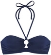 S.OLIVER Bandeau-Bikini-Top Damen marine Gr.42 Cup A/B