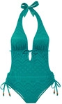 LASCANA Badeanzug Damen smaragd Gr.42 Cup C/D
