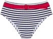 S.OLIVER Highwaist-Bikini-Hose Damen marine-wei&szlig; Gr.36