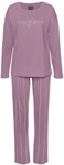 VIVANCE DREAMS BY LASCANA Damen Pyjama mauve gestreift Gr.36/38