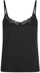 LASCANA Damen Pyjamaoberteil schwarz Gr.40/42