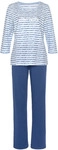 VIVANCE DREAMS BY LASCANA Damen Pyjama blau gestreift Gr.36/38