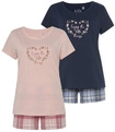 VIVANCE DREAMS BY LASCANA Damen Shorty mehrfarbig gemustert Gr.40/42