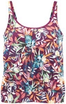VENICE BEACH Oversize-Tankini-Top Damen bordeaux bedruckt Gr.36