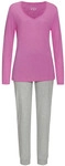 VIVANCE DREAMS BY LASCANA Damen Pyjama pink-meliert Gr.48/50