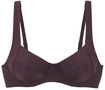 LASCANA B&uuml;gel-Bikini-Top Damen aubergine Gr.40 Cup C