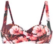 LASCANA B&uuml;gel-Bandeau-Bikini-Top Damen oliv-orange Gr.36 Cup C