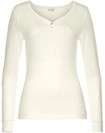 LASCANA Damen Pyjamaoberteil ecru Gr.32/34