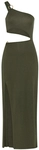 LSCN BY LASCANA One-Shoulder-Kleid Damen thyme Gr.46