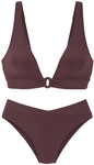 LASCANA Triangel-Bikini Damen braun Gr.40