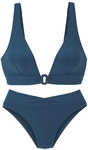LASCANA Triangel-Bikini Damen petrol Gr.40