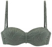 LASCANA B&uuml;gel-Bandeau-Bikini-Top Damen oliv Gr.42
