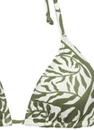 BUFFALO Triangel-Bikini-Top Damen oliv-creme Gr.40