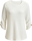 LASCANA 3/4-Arm-Shirt Damen creme Gr.48/50