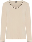 BUFFALO Damen Pyjamaoberteil beige Gr.44/46