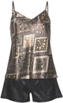 LASCANA Damen Shorty allover-schwarz Gr.32