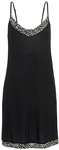 LASCANA Damen Neglig&eacute; schwarz-wei&szlig; gemustert Gr.36/38