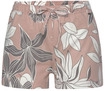 LASCANA Pyjamashorts Damen allover-altrosa-gebl&uuml;mt Gr.32/34