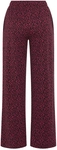 S.OLIVER Pyjamahose Damen bordeaux-gemustert Gr.40/42