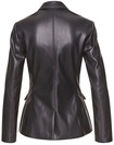 LASCANA Lederimitat-Blazer Damen schwarz Gr.44