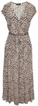 BUFFALO Maxikleid Damen schwarz-taupe bedruckt Gr.46