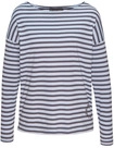ELBSAND Langarmshirt Damen marine-blau gestreift Gr.S