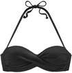 LASCANA B&uuml;gel-Bandeau-Bikini-Top Damen schwarz Gr.42 Cup C