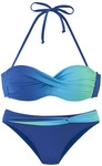 LASCANA B&uuml;gel-Bandeau-Bikini Damen blau-t&uuml;rkis Gr.36 Cup D