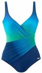 LASCANA Badeanzug Damen blau-t&uuml;rkis Gr.38 Cup F