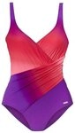 LASCANA Badeanzug Damen lila-pink Gr.38 Cup F