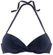 S.OLIVER Push-Up-Bikini-Top Damen marine Gr.38 Cup A