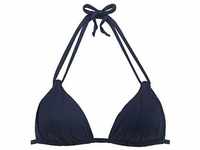 S.OLIVER Triangel-Bikini-Top Damen marine Gr.36 Cup C/D