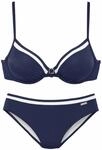 LASCANA B&uuml;gel-Bikini Damen marine Gr.36 Cup C