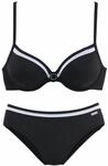 LASCANA B&uuml;gel-Bikini Damen schwarz Gr.44 Cup C