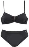 LASCANA B&uuml;gel-Bikini Damen schwarz Gr.40 Cup B