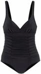LASCANA Damen Badeanzug schwarz Gr.50 Cup C