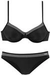 LASCANA B&uuml;gel-Bikini Damen schwarz Gr.36 Cup C