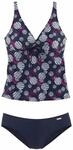 LASCANA B&uuml;gel-Tankini Damen marine-bedruckt Gr.36 Cup C