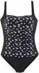 LASCANA Damen Badeanzug schwarz-wei&szlig; Gr.42 Cup B