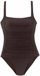 LASCANA Damen Badeanzug braun Gr.40 Cup C