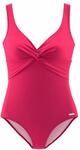 LASCANA Badeanzug Damen rot Gr.38 Cup D