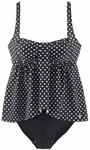 LASCANA Badeanzug Damen schwarz-wei&szlig; Gr.38 Cup C