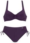 LASCANA B&uuml;gel-Bikini Damen lila Gr.38 Cup F