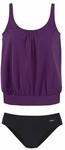 LASCANA Oversize-Tankini Damen aubergine Gr.36
