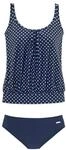 LASCANA Oversize-Tankini Damen marine-wei&szlig; Gr.52