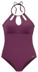 LASCANA Badeanzug Damen bordeaux Gr.34