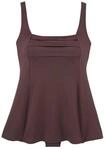 LASCANA Badekleid Damen braun Gr.46 Cup C