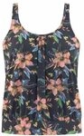 LASCANA Tankini-Top Damen anthrazit-bedruckt Gr.42