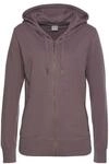 BENCH. LOUNGEWEAR Sweatjacke Damen mauve-meliert Gr.32/34