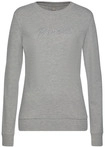 BENCH. LOUNGEWEAR Sweatshirt Damen hellgrau-meliert Gr.44/46